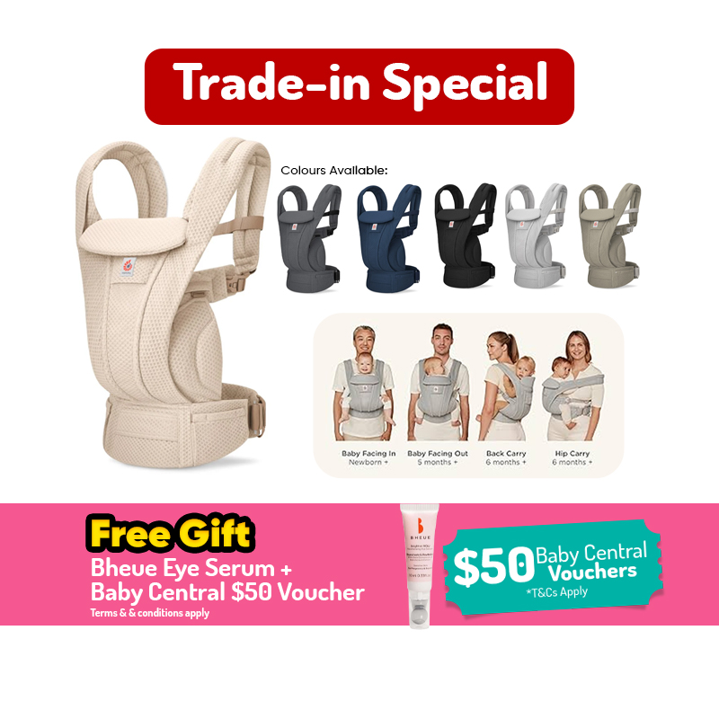 [TRADE-IN SPECIAL] Ergobaby Omni Deluxe Mesh Carrier + FREE GIFT